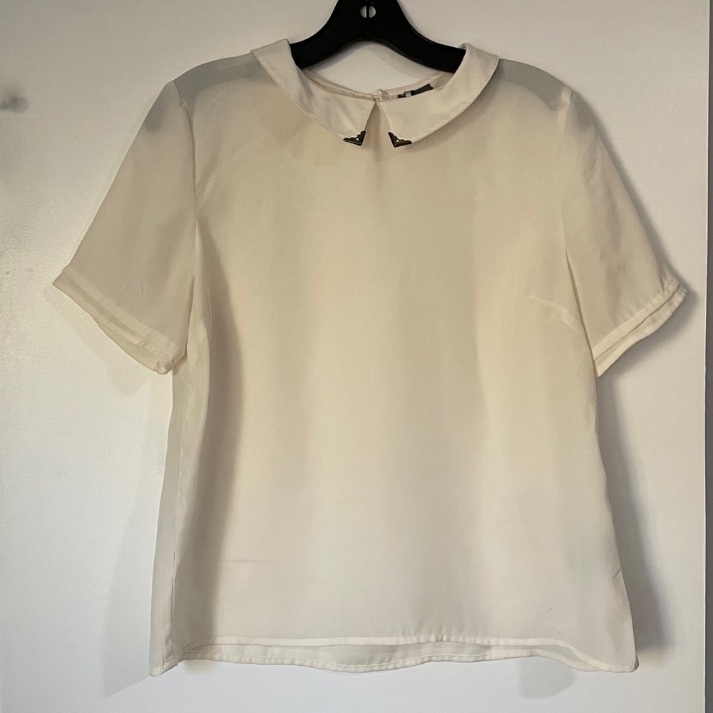 Sparkle & Fade Peter Pan Collar Blouse